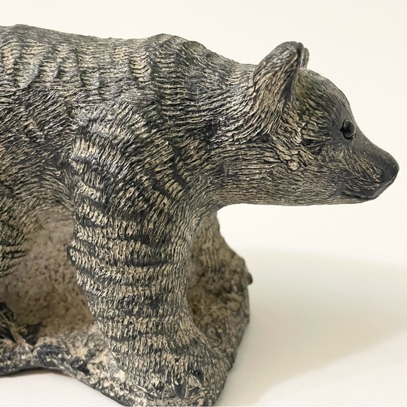 Edmund Wolf Sculpture Bear Stone Figure 4.5” Tall - Picture 6 of 16